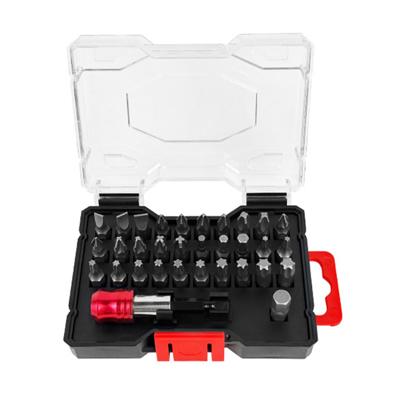 Tsophreniq Universally 32Piece Screwdriver Bit Set Hexagonal Shank Design For Electronics And Mechanical Repairs Excellent Strength High Moment Screwdriver Bits