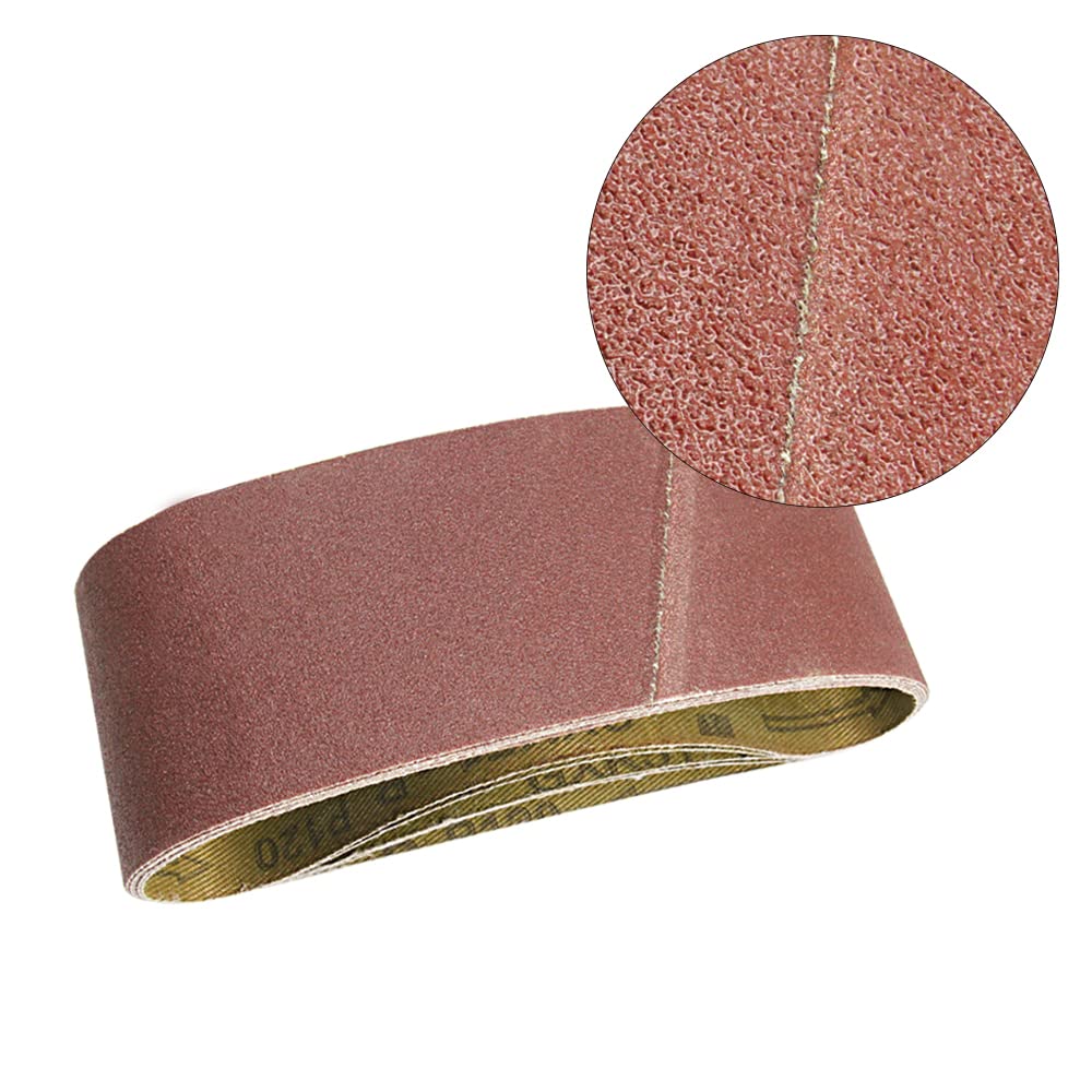 Rotolo di carta vetrata, carta vetrata fine, 5 pezzi 75 * 457 mm Nastro abrasivo 3" x 18" Nastro abrasivo for carta vetrata Ossido di alluminio Lavorazione del legno Disco abrasivo Carta vetrata for s