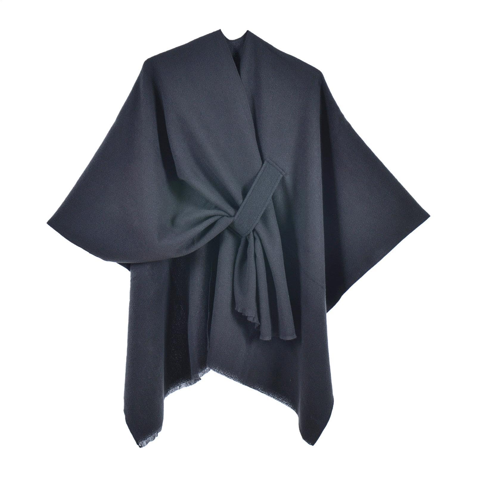 Scialli Da Donna - Sciarpa Stile Scialle Incrociato Sul Davanti, Morbi | Sciarpa A Mantella Con Cardigan Alla | Scialle Eleganti Da Donna | Per L'autunno Inverno Autunno Matrimonio Viaggio Comp