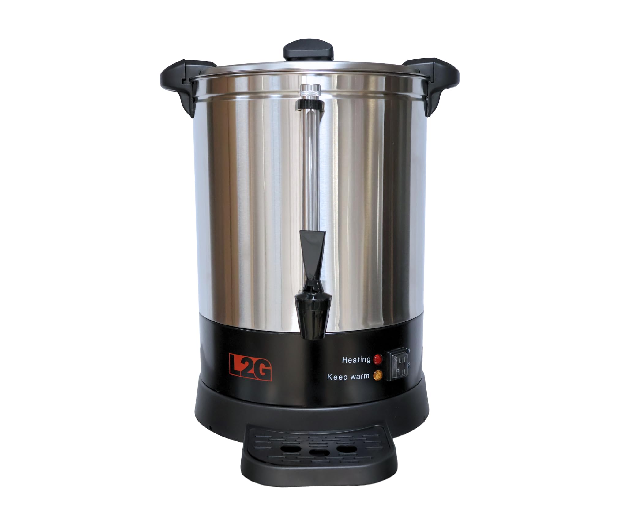 L2G Percolateur à Café, inox double chauffe, 14 litres