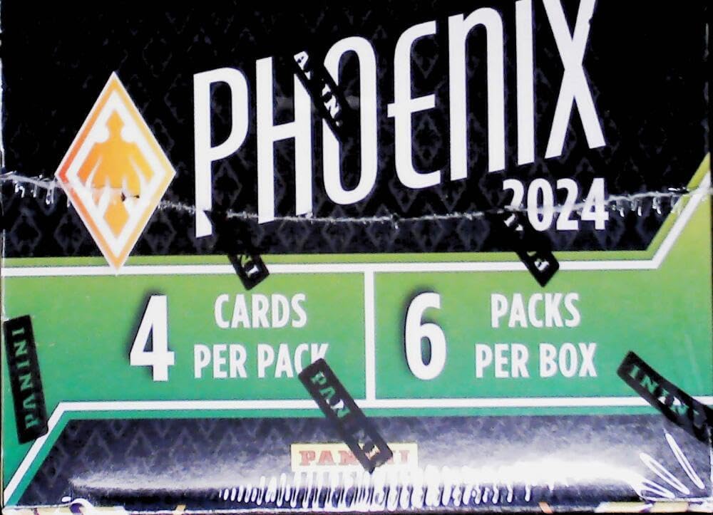 Panini 2024 Phoenix Football Factory Sealed Blaster Box (6 Packs of 4 Cards) Look for 3 Blaster Exclusive Parallels and possible Color Blast, Flex Inserts and Autographs. See scans for more details.