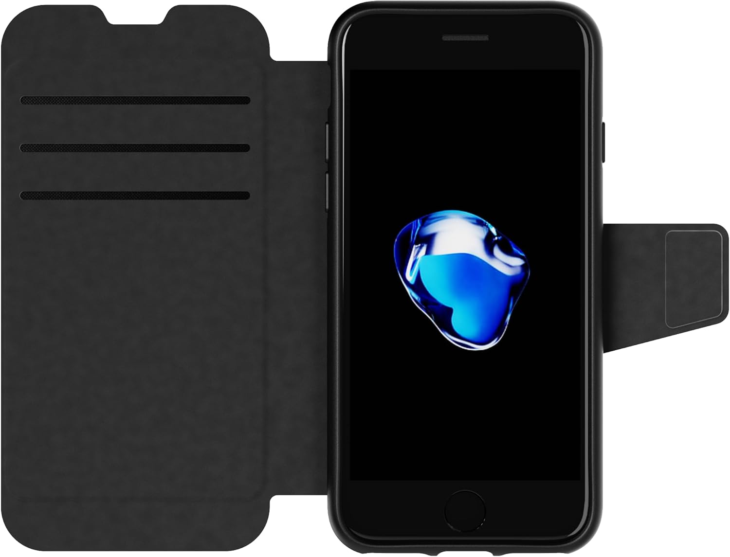 Tech21 EvoLite Wallet case for iPhone SE (2022)/(2020)/8/7 - Card Slot - Drop Protection- Black