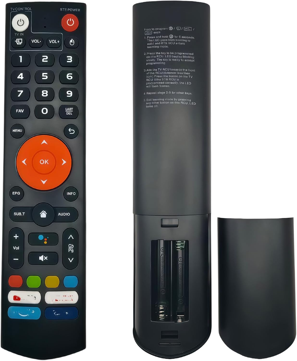 Replacement Bluetooth Voice Remote for vSeeBox V3 Plus, V3 Pro, V5, V5 Pro