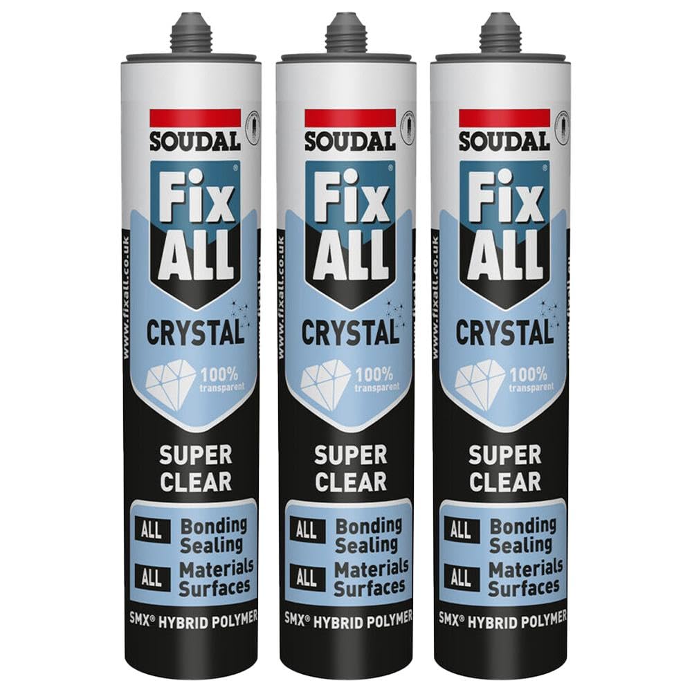 Soudal Fix ALL Crystal 3 Pack