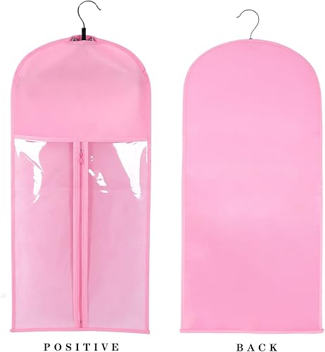 Miniatura 3 de Bolsas de almacenamiento para peluca con colgador - Soporte de extensión de cabello para peinar - 3PCSROSA