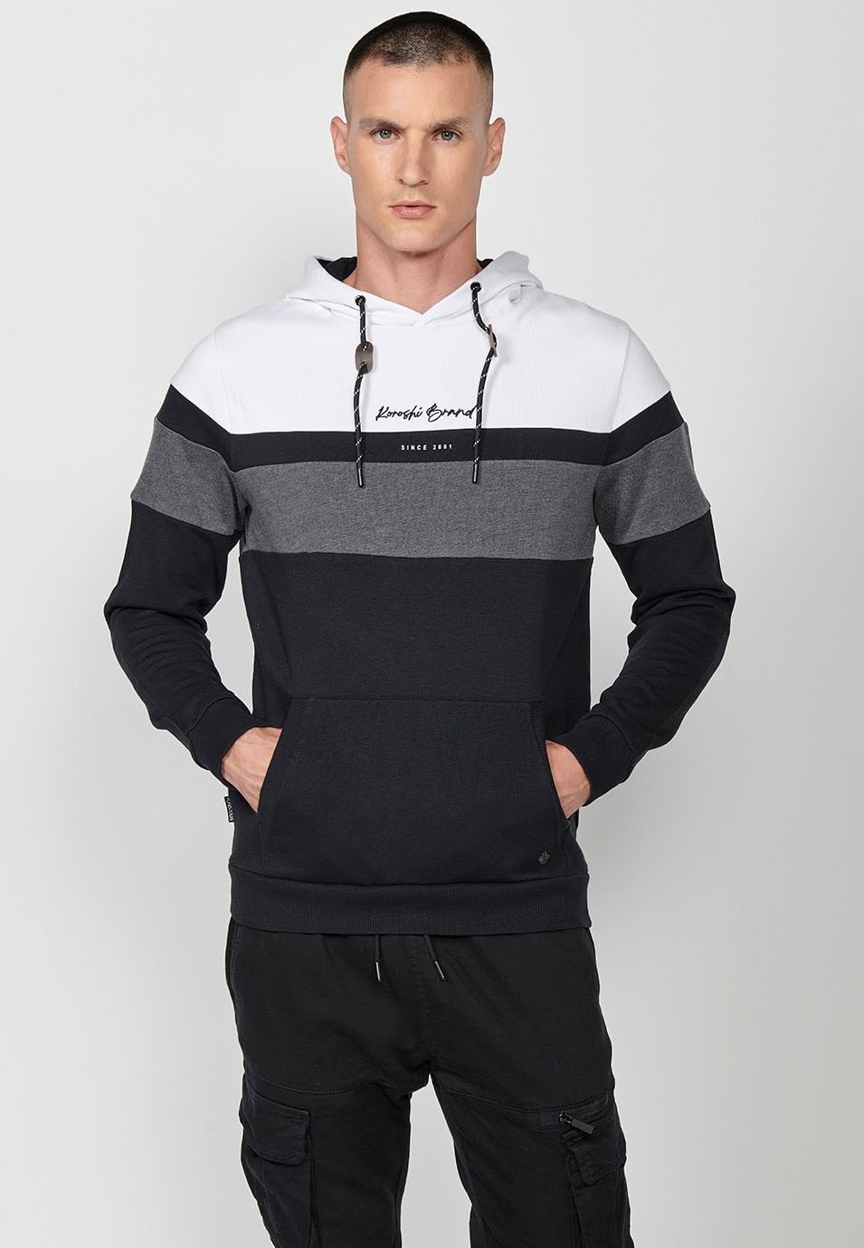 Koroshi Sudadera manga larga con capucha hombre