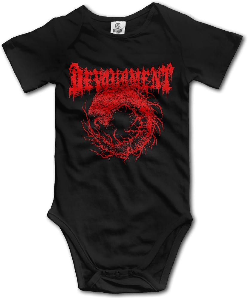 Devourment Dying Fetus Disgorge Logo Cute Baby Onesie Clothing
