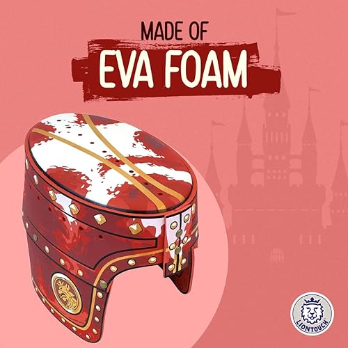 Miniatura 3 de Liontouch - Casco de espuma Noble Knight para niños, rojo Edad 3-8 años - Talla única Juguete medieval de simulación para niños Accesorio de