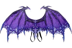 Marcol Kids Dragon Wings Cosplay Props for Halloween Dinosaur Costume
