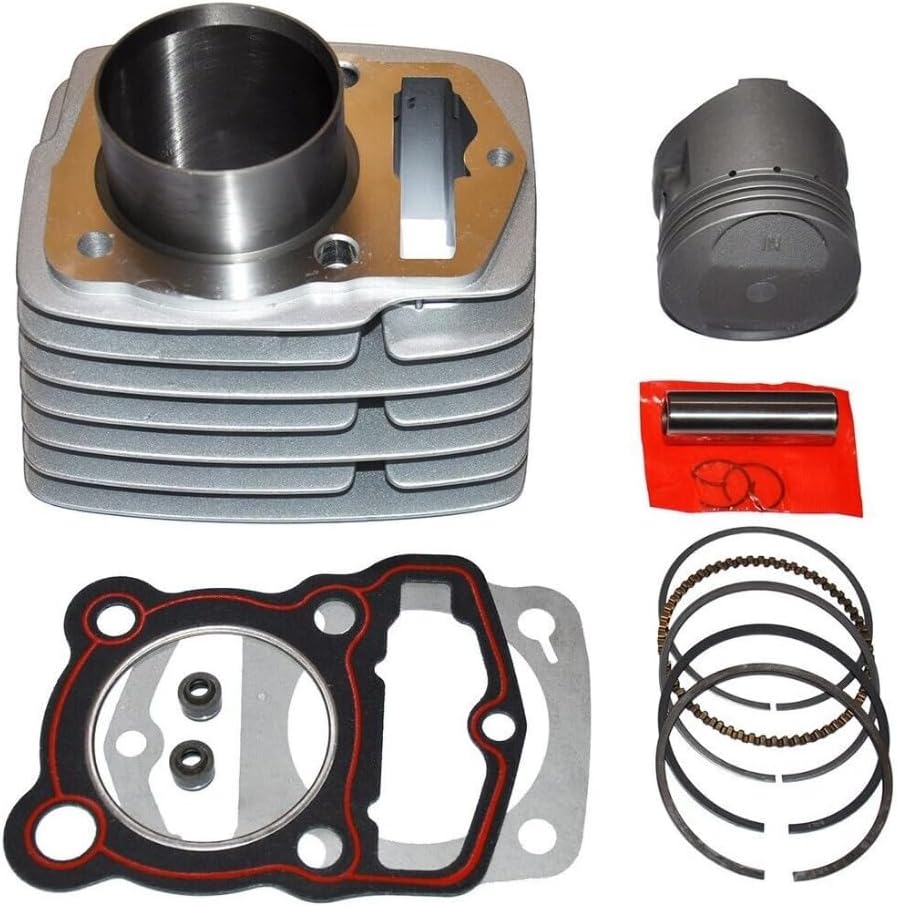 Replacement 56.5mm Cylinder Piston Ring Gasket Oil Seal Set Compatible with HONDA 76-83 CT125 Trail125 125cc