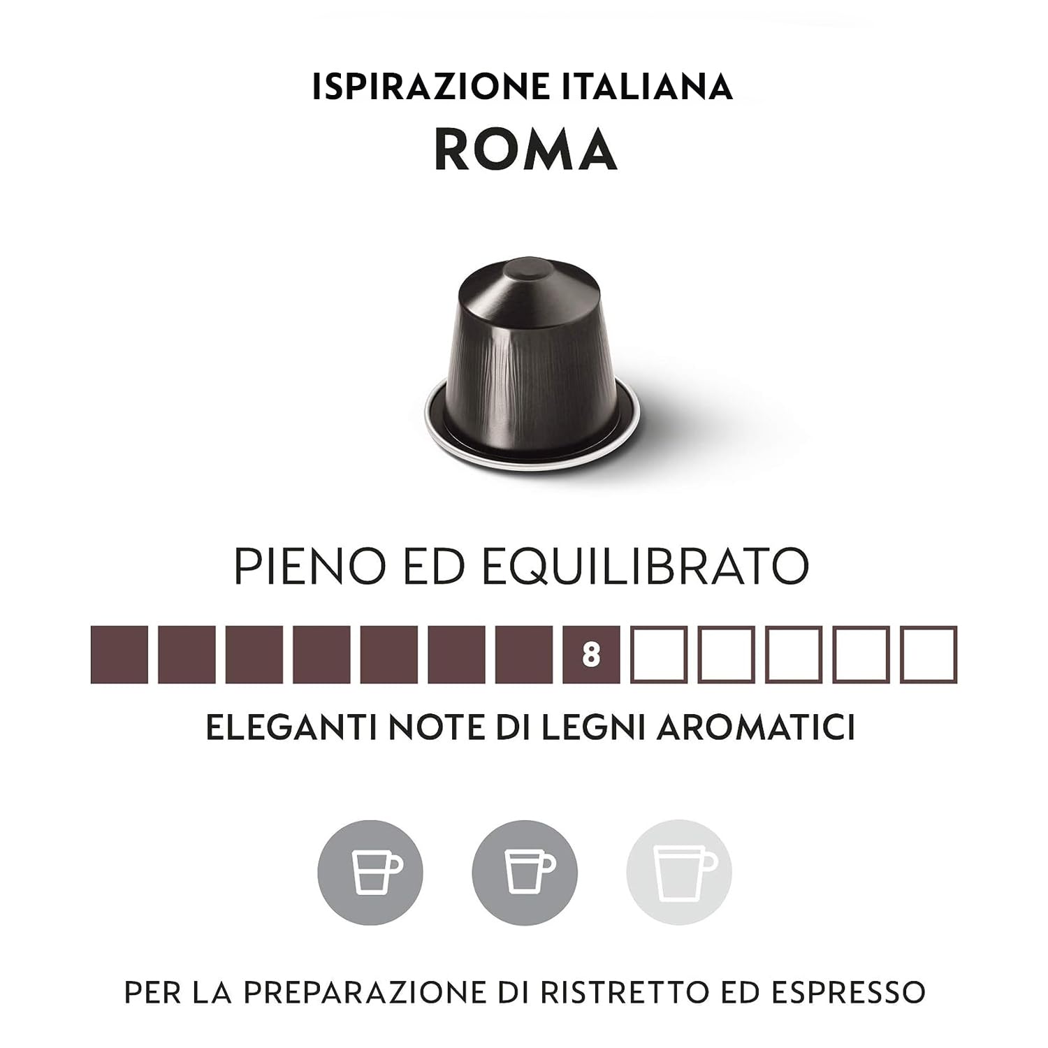 100 x kapsułki do kawy Nespresso Roma do ekspresów do kawy Nespresso nowość