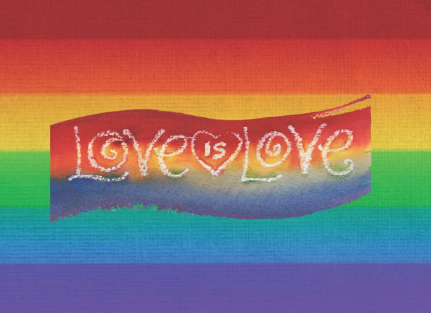 Love is Love: Colorful Rainbow Flag Wedding Guest Book: Sign in guestbook for weddings, receptions and ceremonies