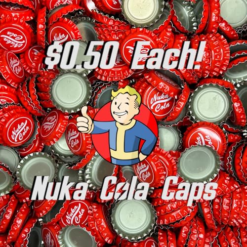 Un-official Handmade Nuka Cola Bottle Caps (Nuka Cola 20 Bottle Caps)