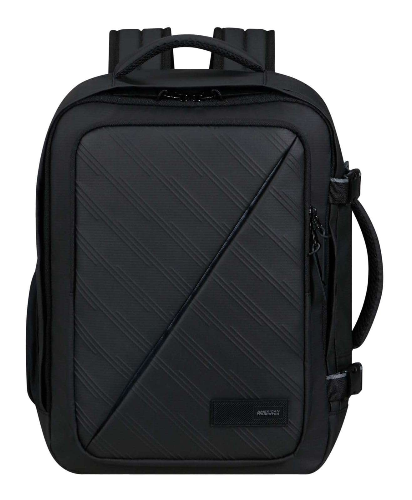 American Tourister Take2Cabin - Borsa da cabina Wizz Air/Vueling 30 x 20 x 40 cm, 26,5 L, 0,60 kg, Carry On, zaino da aereo S/M Underseat, Black Edition (Black Edition)