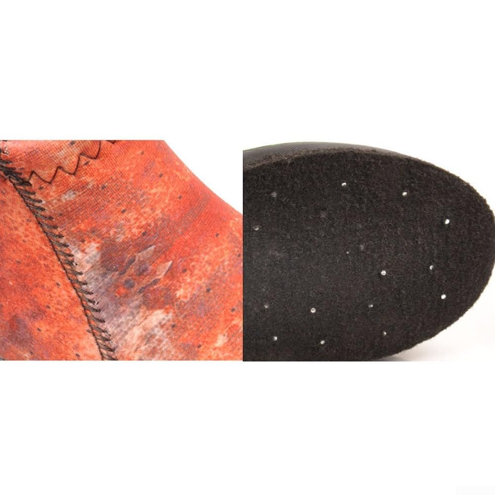 Feegow Zapatos Pesca Neopreno 5MM Suela Clavos Zapatos Pesca Neopreno | Neopreno 5MM, suela gruesa, clavos para acero, para agarre rocas, ideal vadeo río