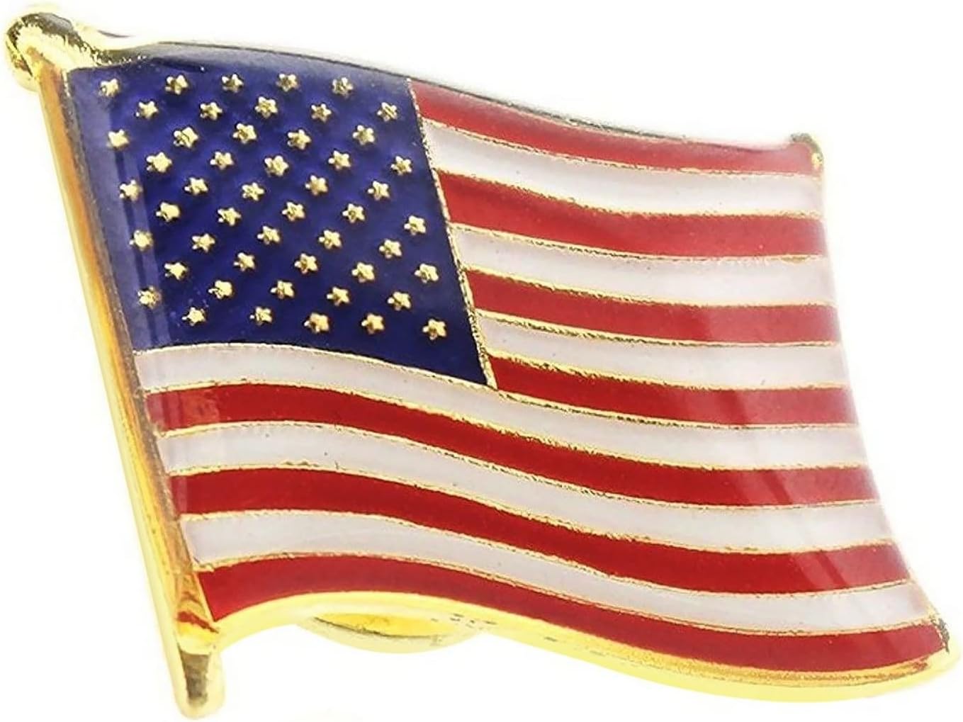 Juvale American Flag Lapel Pins (USA, Bulk, 24 Pack)