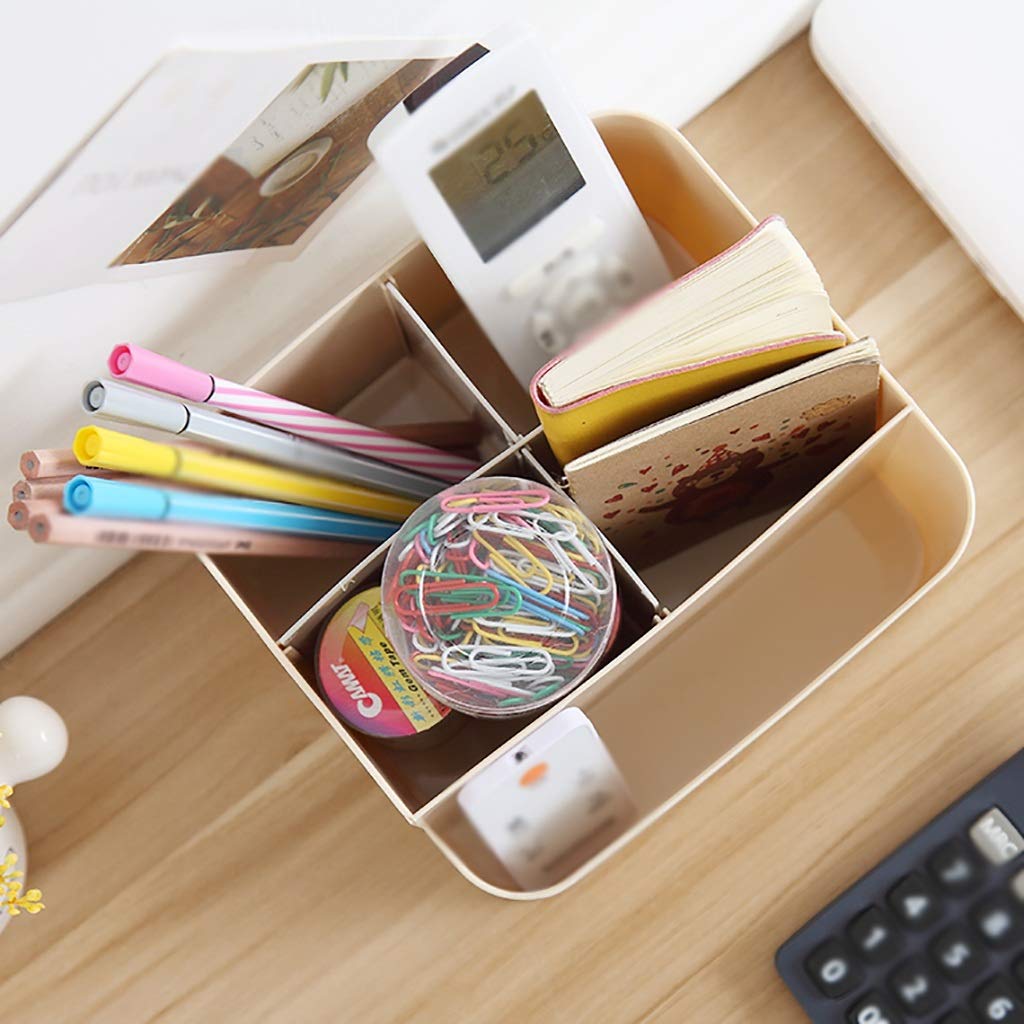 Scatola portaoggetti da scrivania Forniture per Ufficio Multifunzione per la casa Scatola portaoggetti in plastica