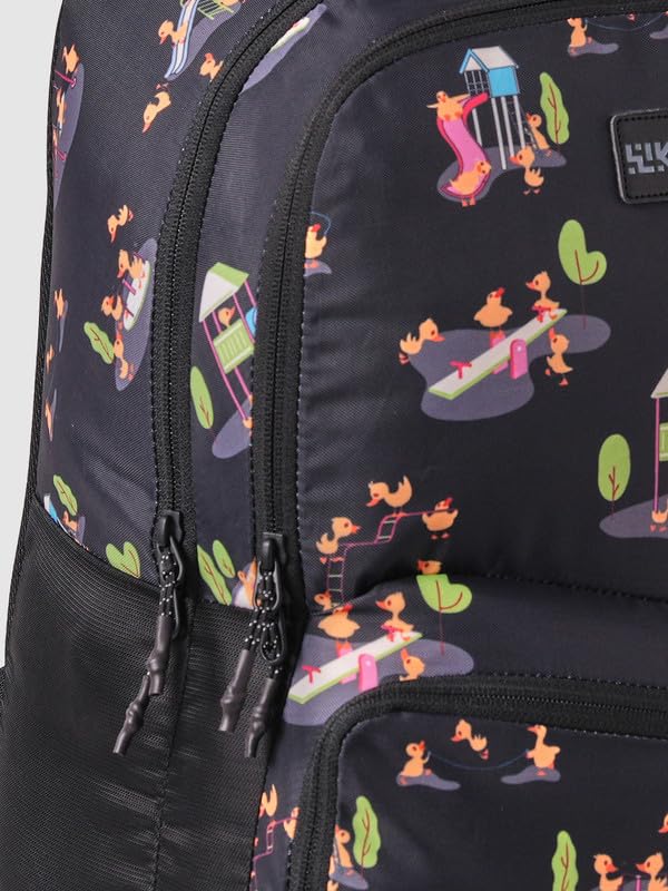 Image of Wiki Stylish Unisex Backpack | Champ 4 Durable & Lightweight backpack for Men & Women | Backpack for Office, Gym, Travel (20 Litre, Black)