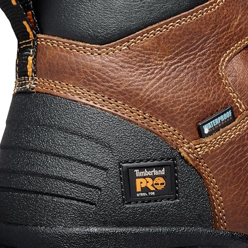 Image of Timberland PRO Men's Endurance 6 Inch Steel Safety Toe Puncture Resistant Waterproof Industrial Work Boot