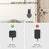 Vista 3 de WALI Soporte de toma de corriente, soporte de pared de 3ª generación, para altavoces inteligentes de hogar, asistentes de voz, accesorios de ahorro