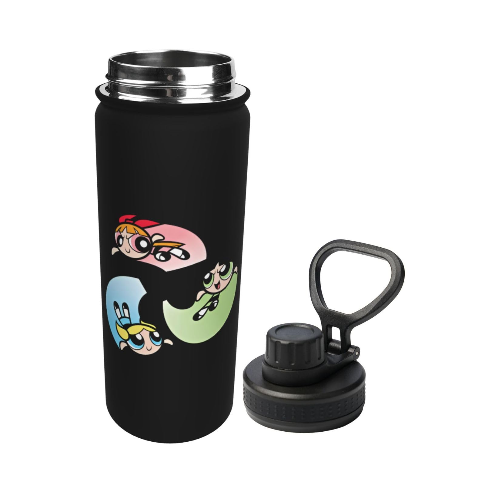 Amazon｜水筒 パワーパフガールズ スポーツボトル 魔法瓶