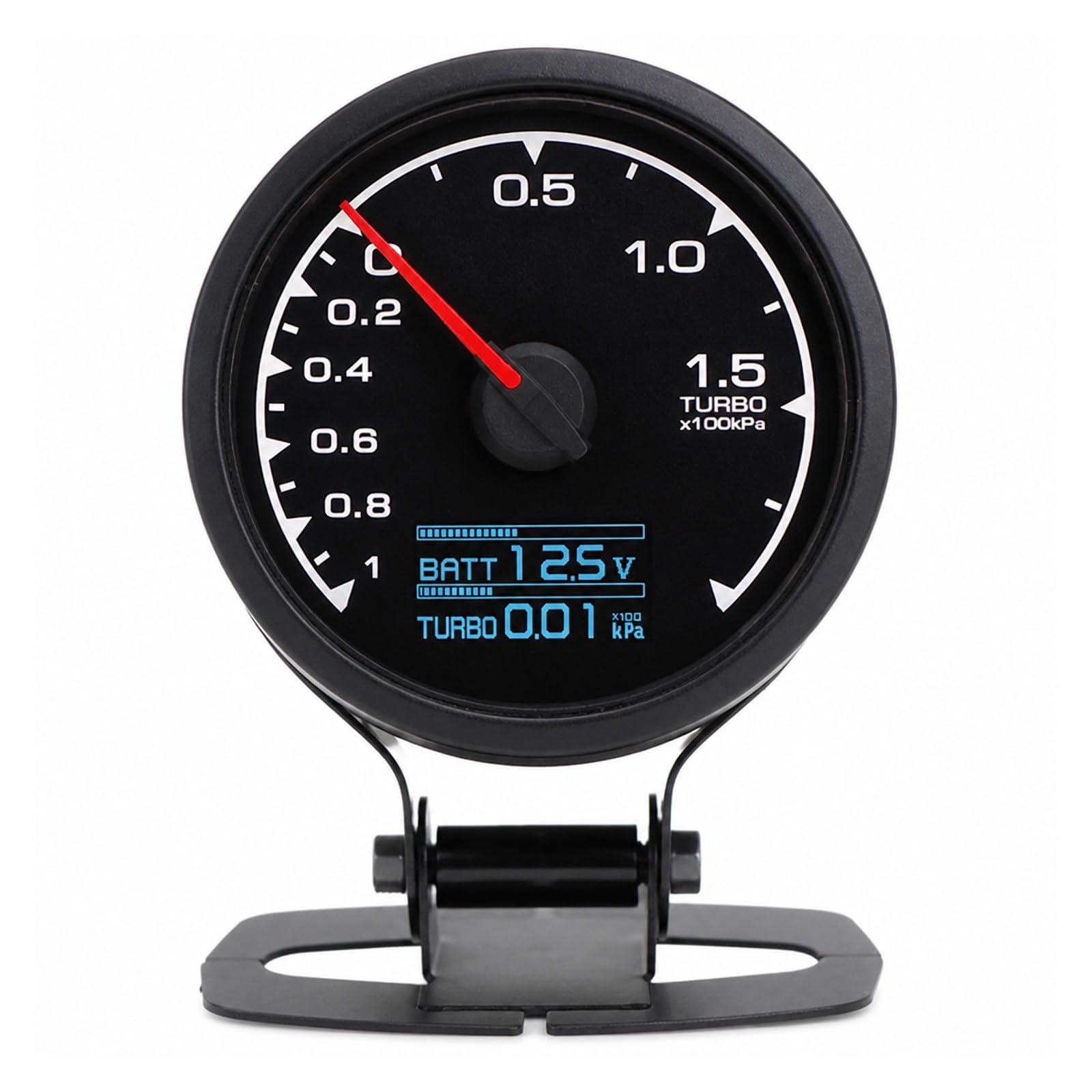 Ciśnieniomierz, Cyfrowy Wskaźnik Samochodowy LCD 62 Mm DF61204 | Turbine