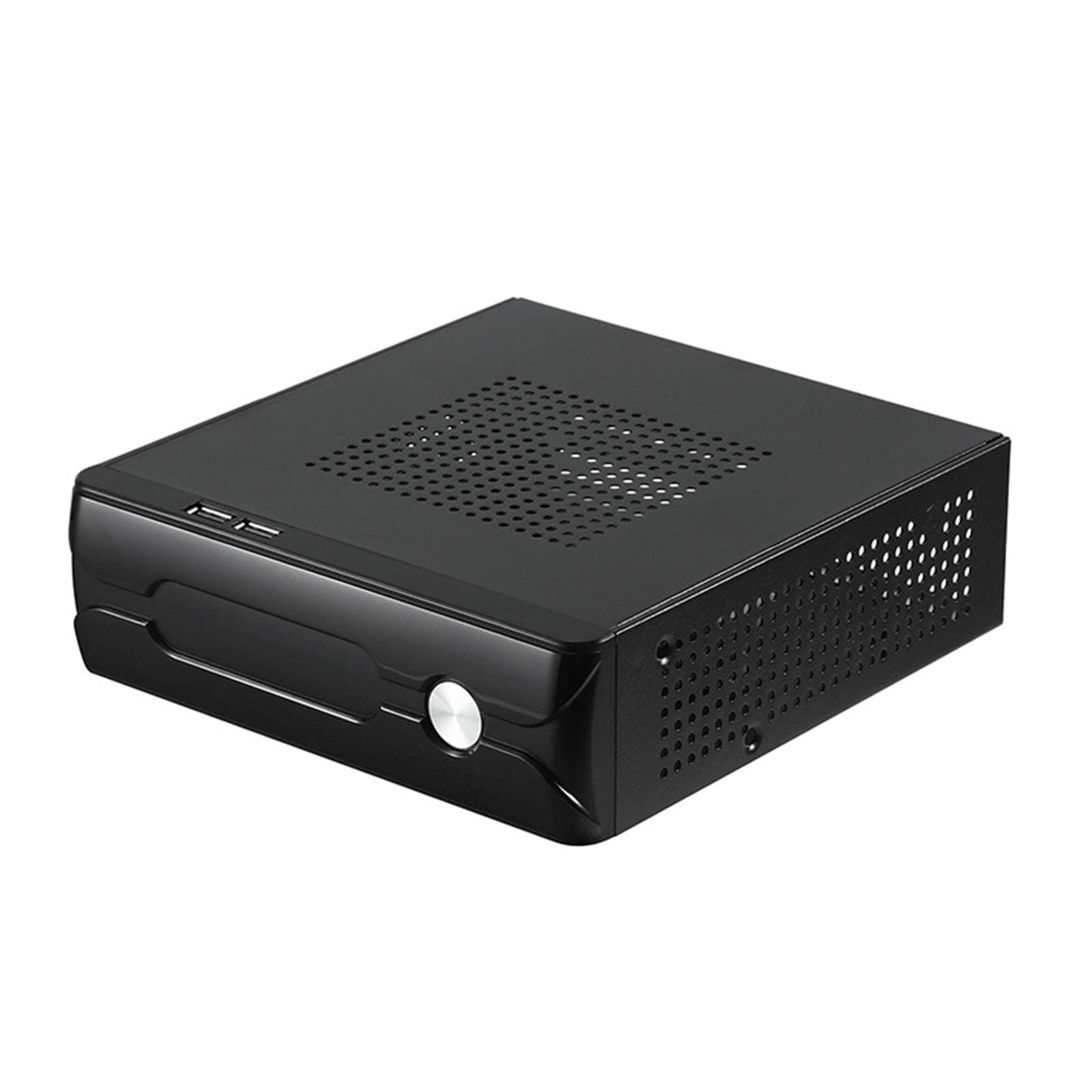 Mini ITX Caso Professionale Metallo 2.0 USB Compact Computer Case per Office M03