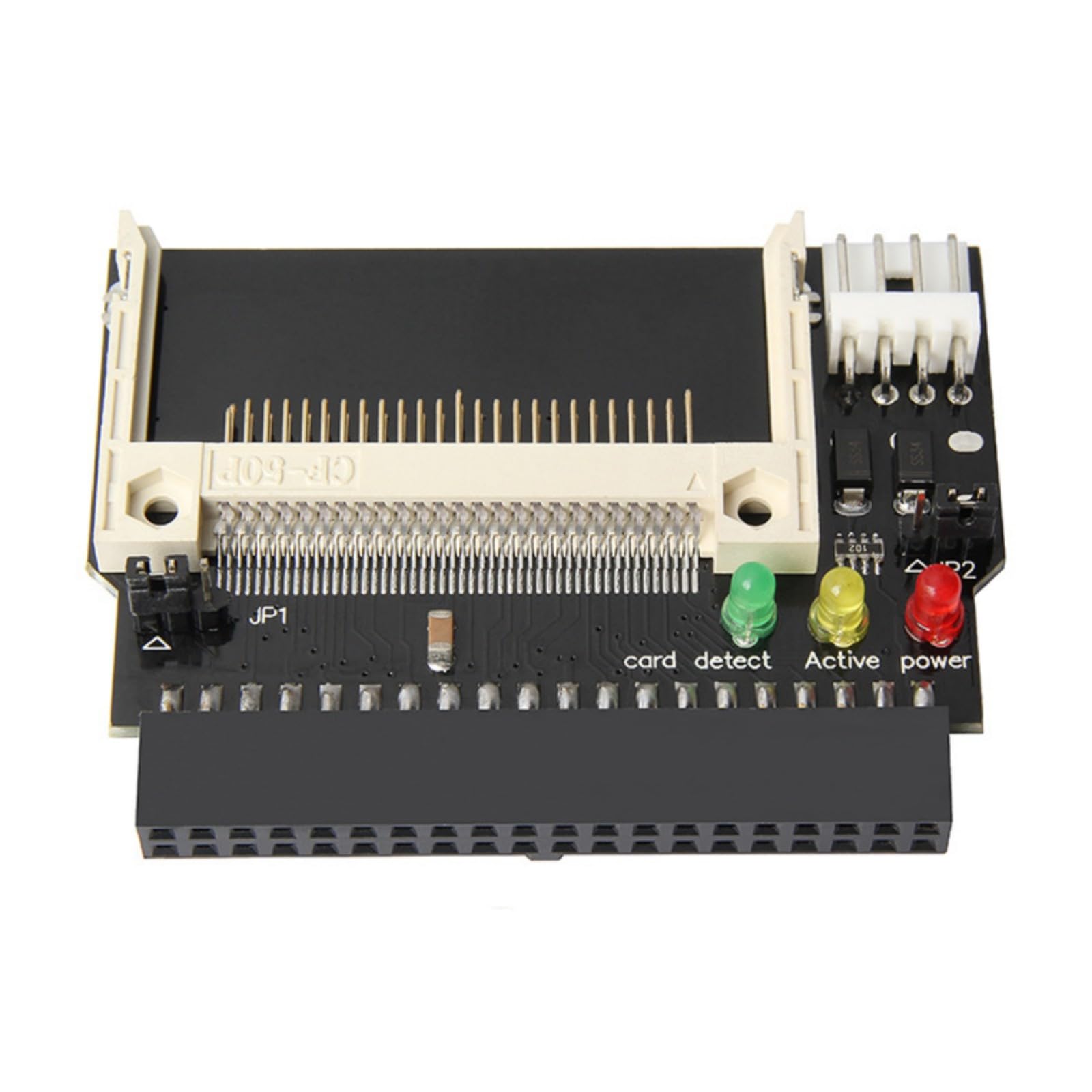 suckoo 3.5 IDE 40pin Female to CF Card Adapter Converter CF Memory Card to 3.5 IDE Female Hard Drive Expansion Board Card 180 Degree Black