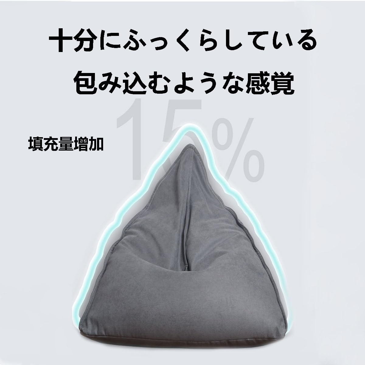 Amazon.co.jp: ビーズソファ 人をダメにするベッド ビーズクッション