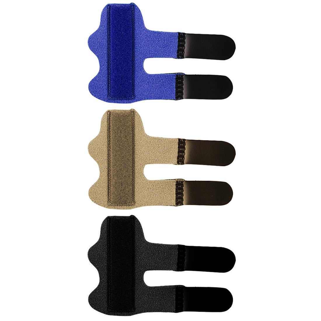 JTKREW 3 Piezas Férulas de Dedos Mejoradas- Soporte para Dedos Protector de Dedos de Cobertura Completa Ferula para Dedos para Dedos Rotos Tensos Artritis Aliviar el Dolor