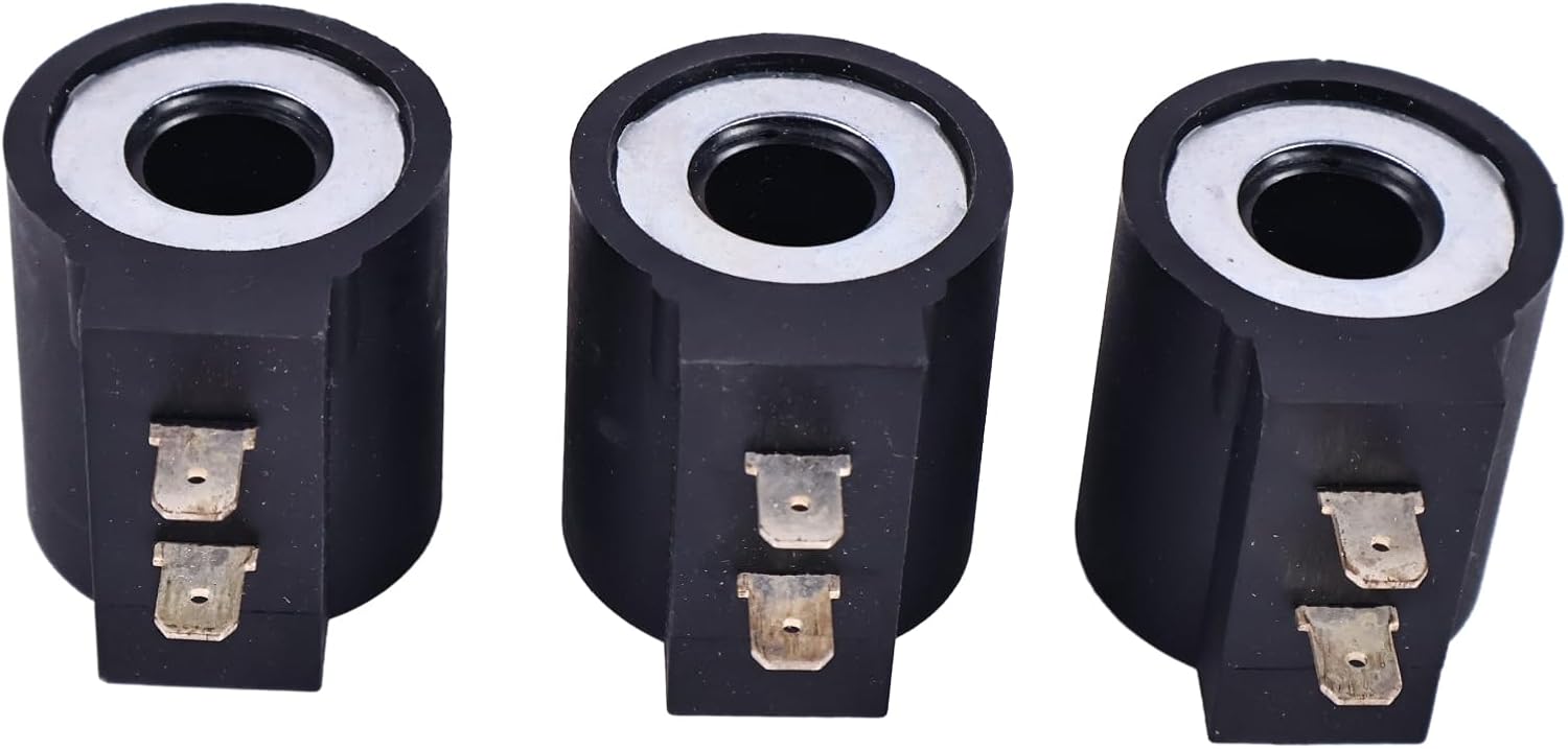 ZTUOAUMA 3X Plow Control Solenoid Valve Coils 49230 49230K Compatible with Western Snow Plows for SnowEx 52294 for Fisher 7639 for Buyers 6301010