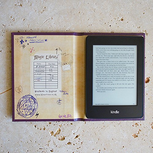 Kindle Paperwhite and Kindle eReader Case with Harry Potter Themed Book of Spells Cover (Compatible with New Paperwhite 2018) (New Book of Spells HP Themed) - Thumbnail 2