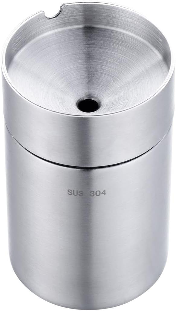 Rocket SUS 304 Stainless Steel Ash Tray Metal Ash Tray Smoke Ash Holder Car Ashtray