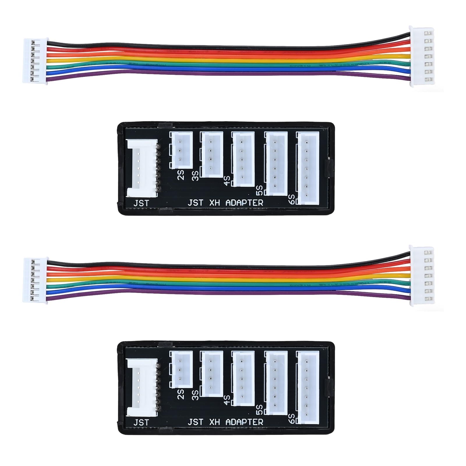 2Pcs JST-XH-2-6S Lipo Battery Charging Balance Board, P270 P271 ADAPTOP Balance Charging Adapter Board for RC 6S LiPo Battery Charger