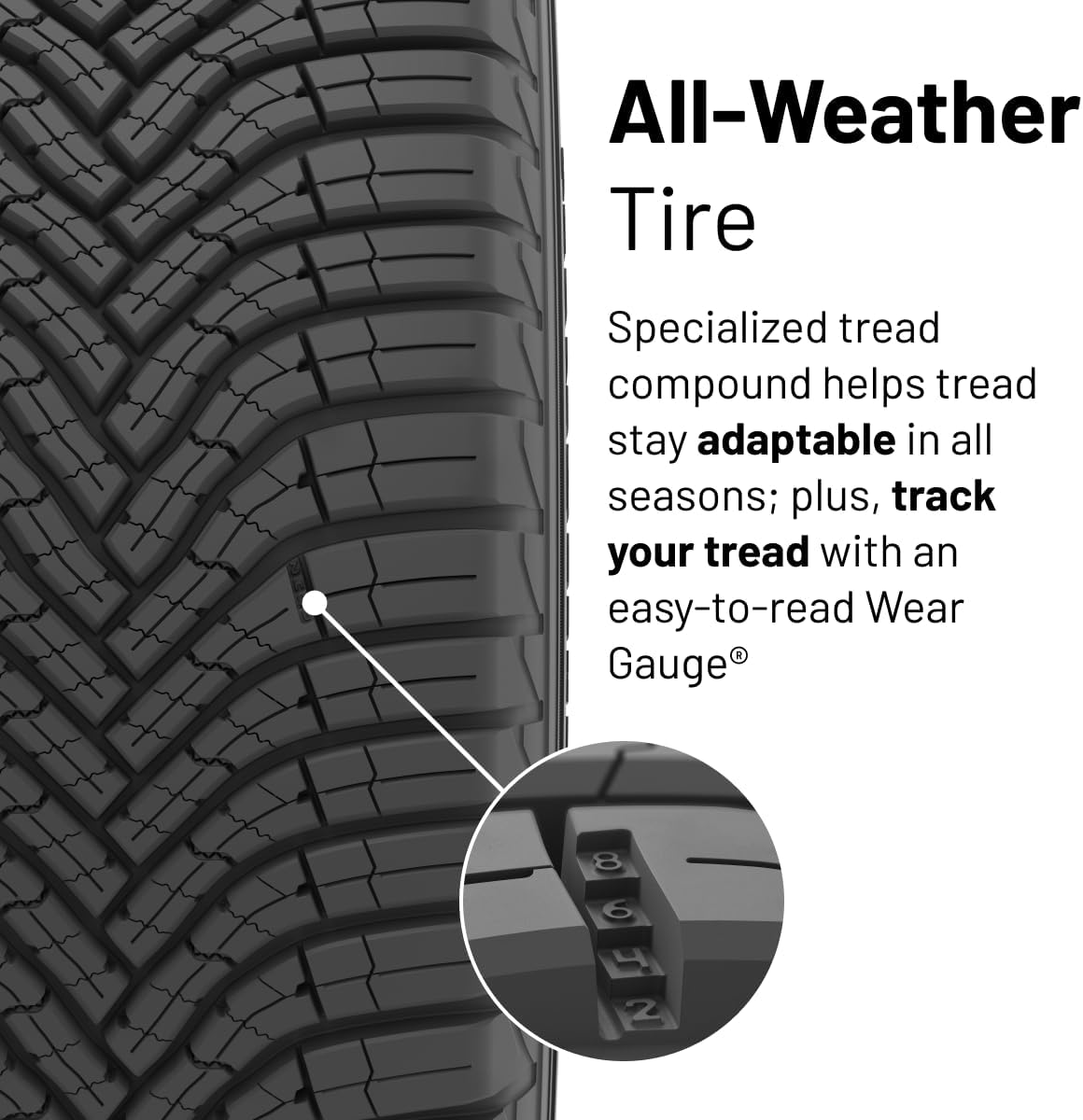 Goodyear Assurance WeatherReady 2 All-Season Radial Tire, 255/50R19, Set of 1