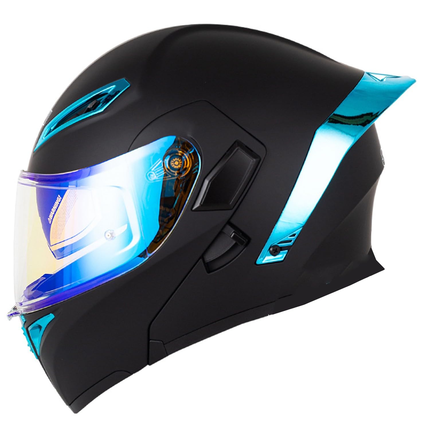 Casco Integrali Moto Apribile Con Doppia Visiera Caschi Integrale Apribili e modulari Approvato DOTECE Elmetto Integrato Modulare Fibbia a sgancio rapido Per Uomini Donne