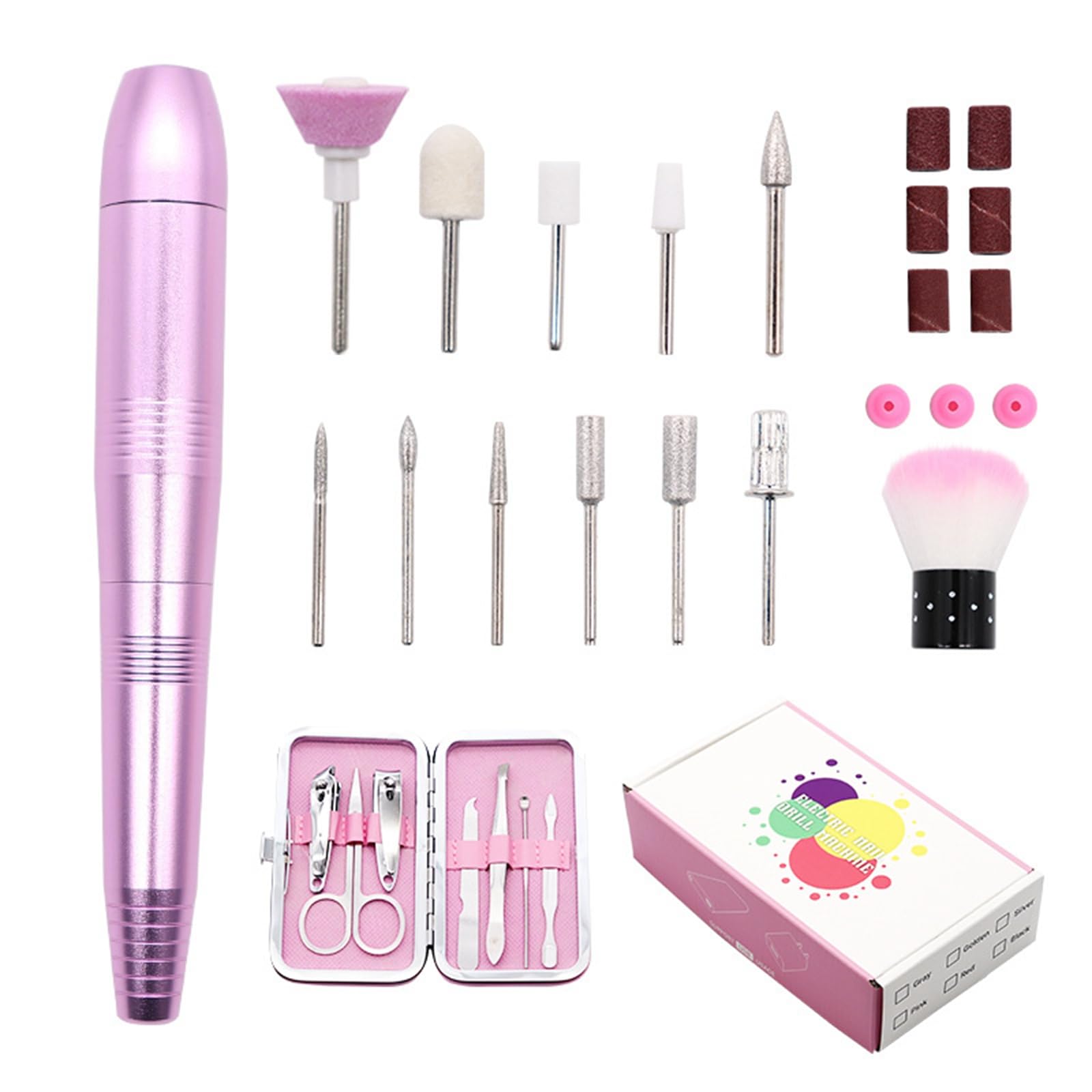 Trapano per unghie professionale, lima per unghie elettrica professionale, lima ofessionale, lima per unghie elettrica, macchina per manicure, kit per manicure e pedicure elettrico portatile