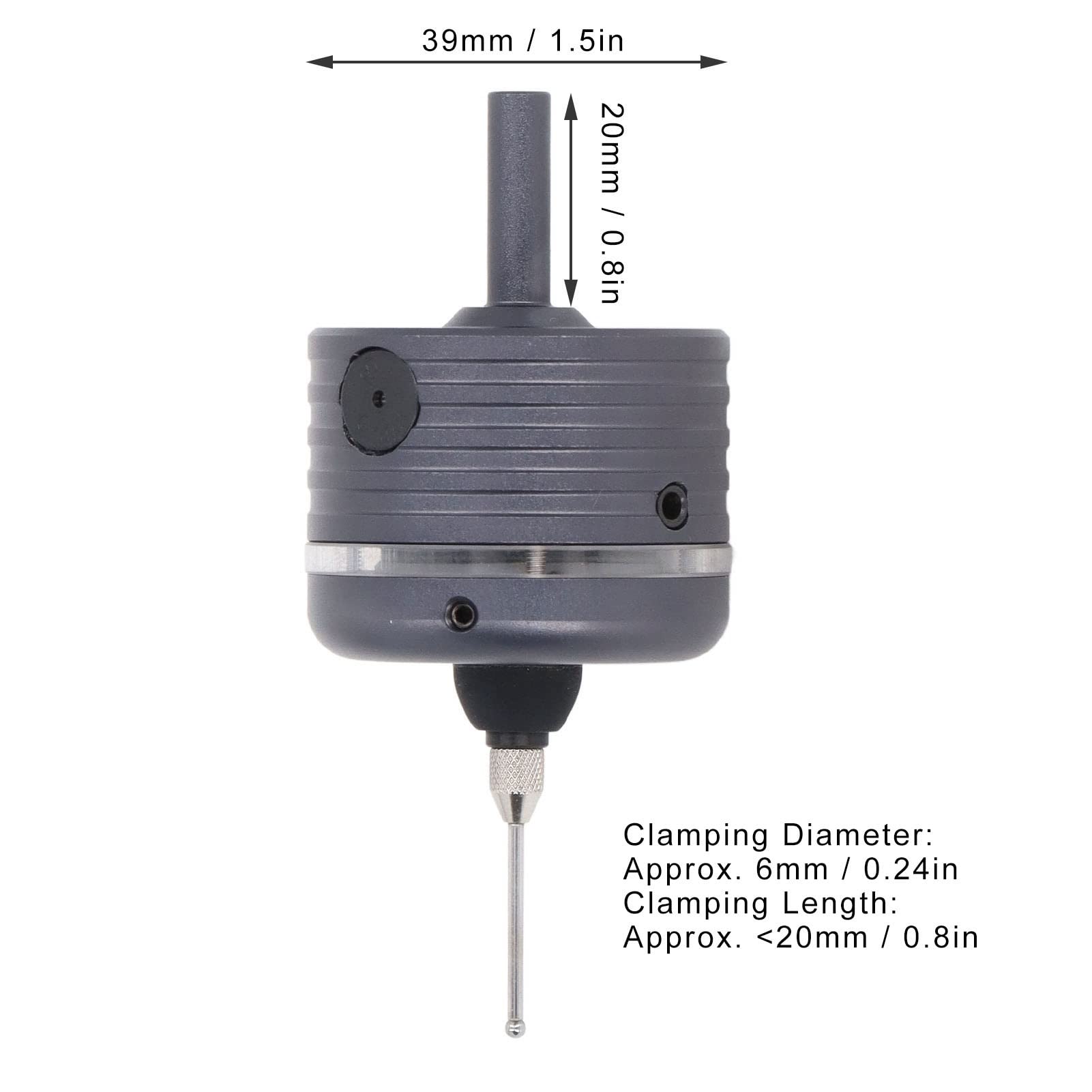 3D-Kantentaster Locator Hoher Kantentaster mit Sonde 3D-Kantentaster-Genauigkeits-Kantenpositionierer für CNC-Fräsmaschine mit Akku 6‑30 V