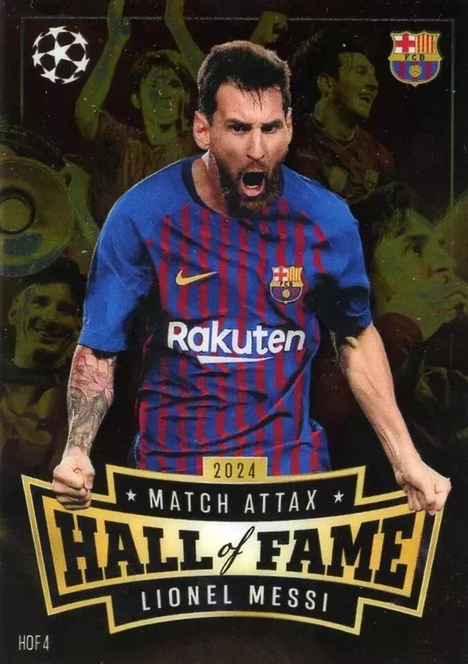 Match Attax 2024 2025 Lionel Messi Hall of Fame Trading Card
