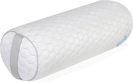 Kingnex Bolster Rolkussen voor slapen op rug of zijkant onder de knie om pijn in de onderrug tussen de benen te verlichten voor zijslapers Cilinderkussen met afneembare koelhoes 18x6