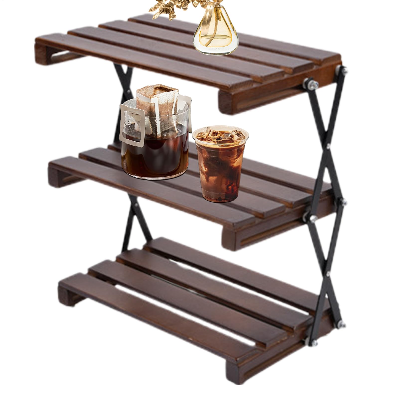 Estantería de Almacenamiento Plegable, estantería de Camping Plegable