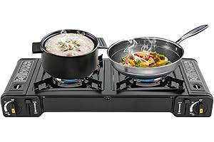 Optimized Gas Cooktop: Ultimate 2-Burner Companion for Portable Cooking