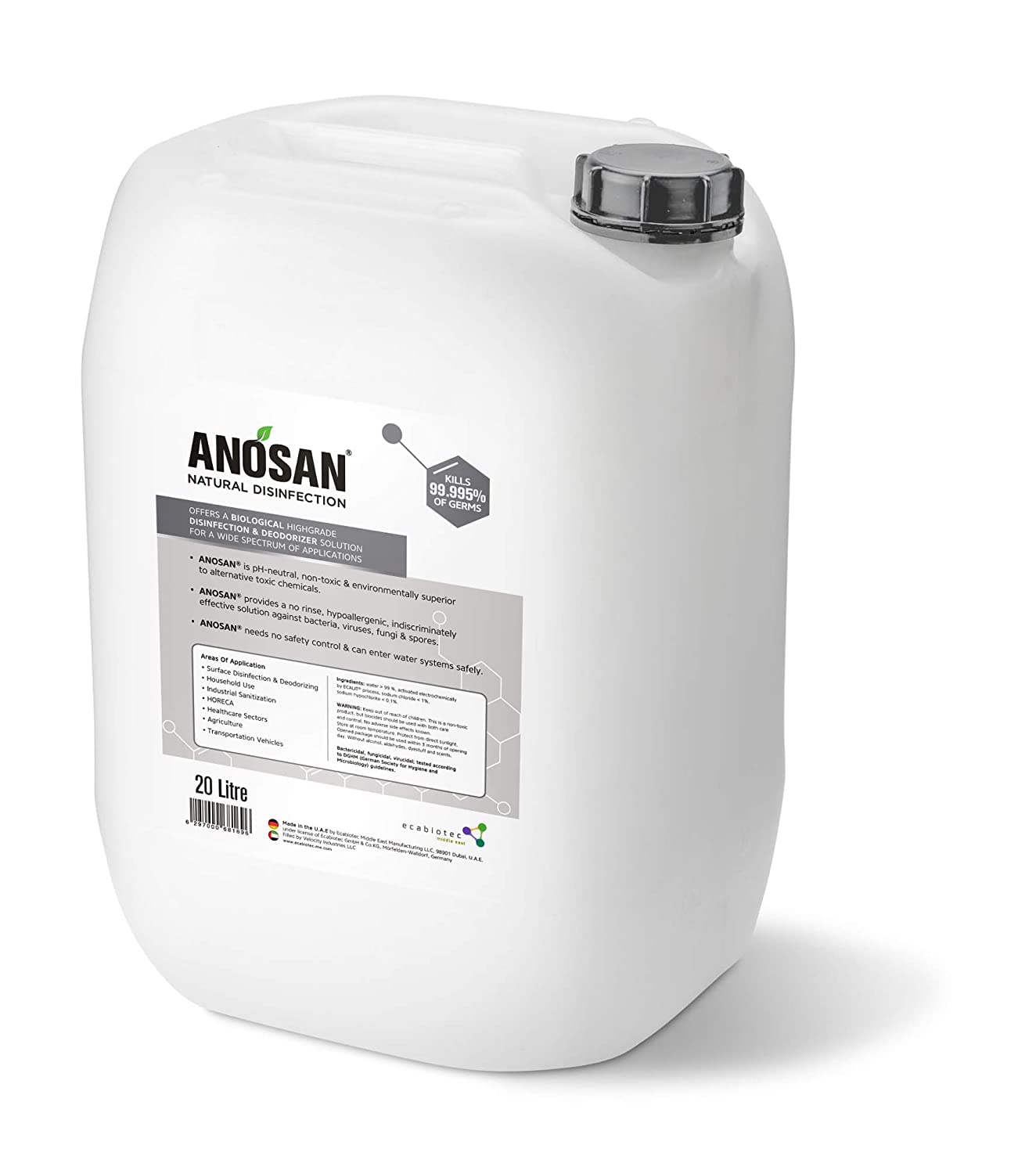 ANOSAN Natural Surface Disinfectant Concentrated - 20L