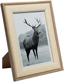 LYOR - Porta-Retrato de Mdf Bege 13cm x 18cm