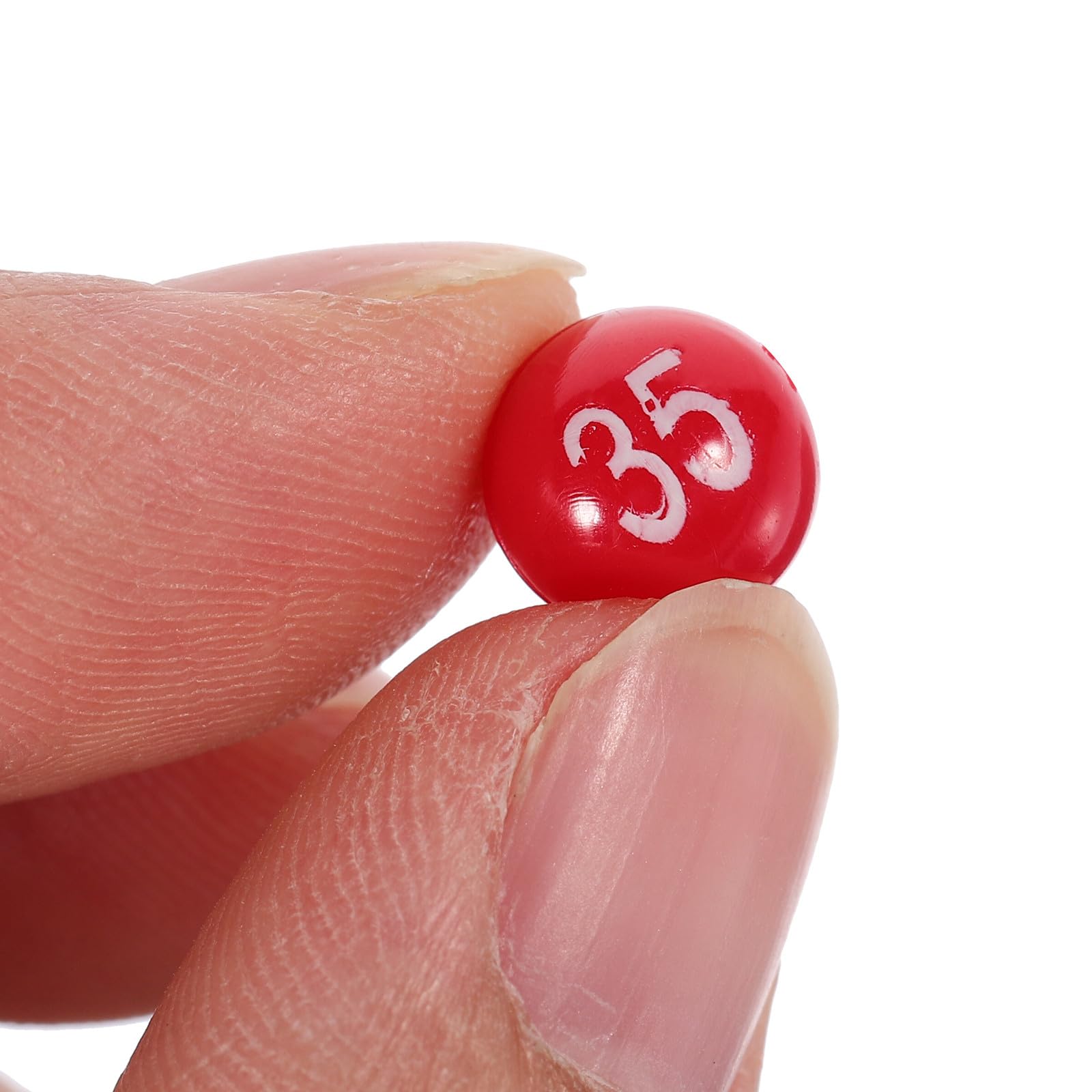 SHINEOFI Boule de Loto en Plastique Légère et Facile à Lire pour Jeu du Loto, Accessoires de Ballons de Jeu pour Ambiance de Fête et Activités de Bingo