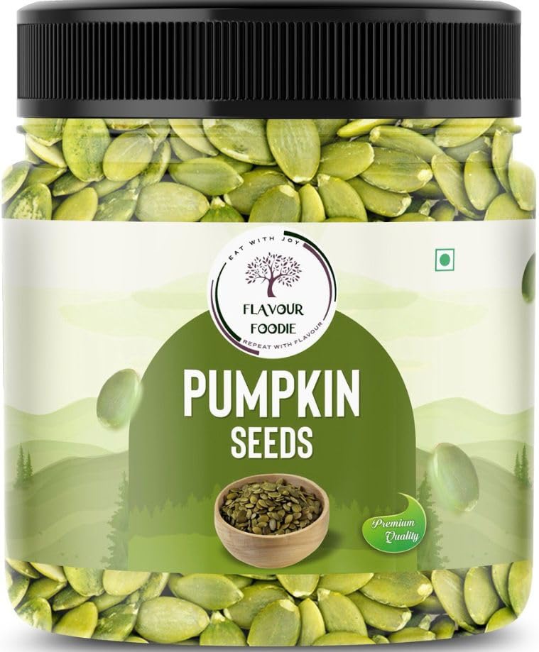 Image of Flavour Foodie Pumpkin Seeds - A Grade Seeds for Eating | Protein Rich Seeds | Healthy Diet Snacks | Rich in Protein | Pumpkin Seeds(100g)