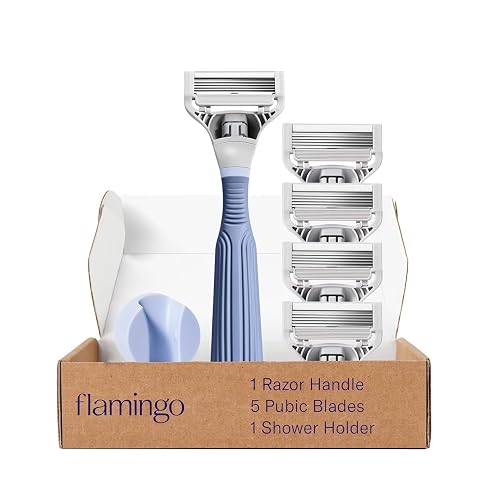 Flamingo Pubic Hair Razor for Women Shaving Kit