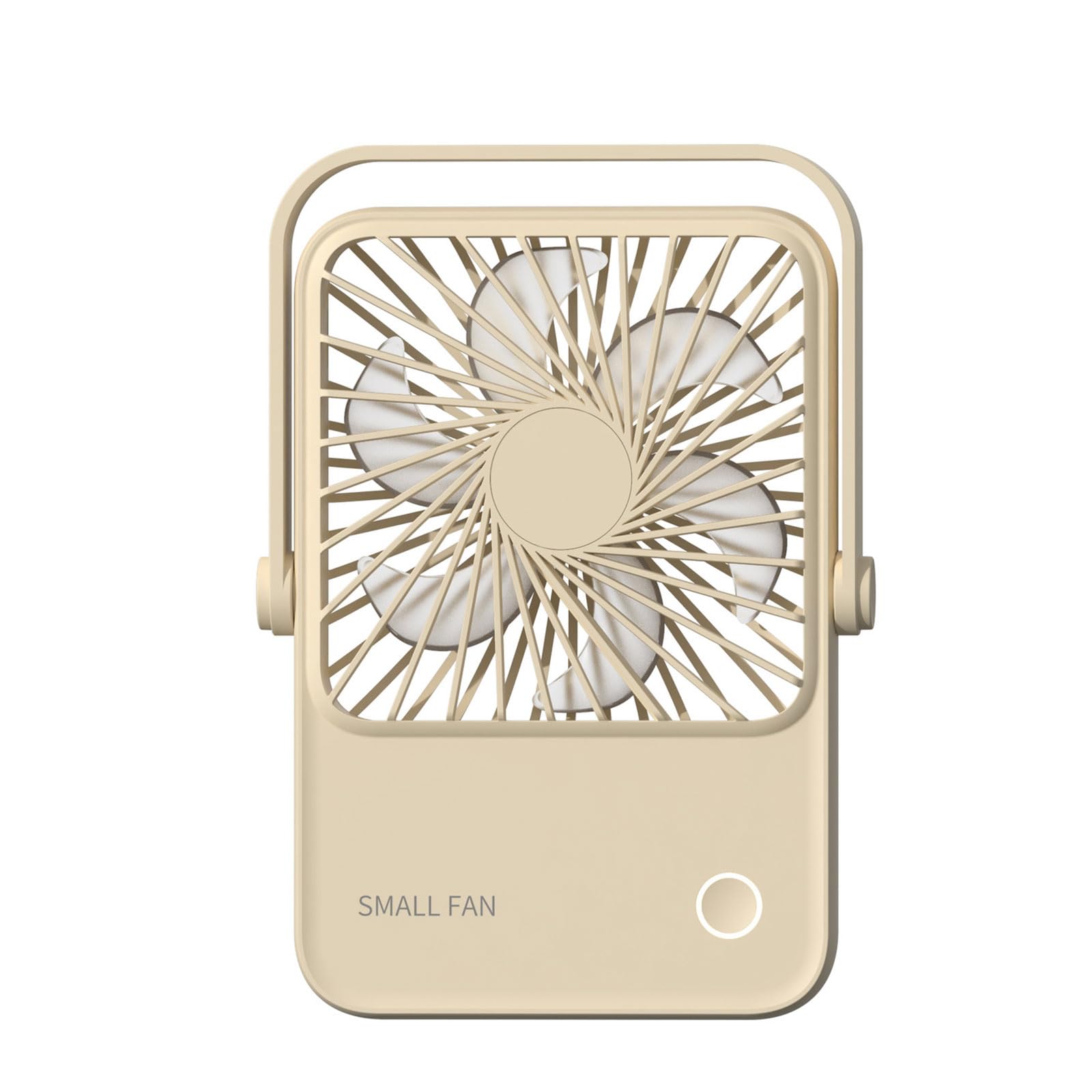 NRVTRE Desk Fan Hanging Fan USB Rechargeable Camping Travel ABS Suitable for Indoor Use Tiny