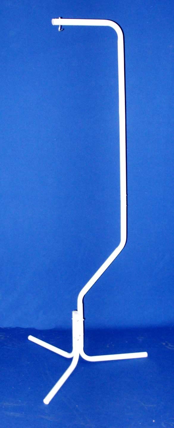 Mcage Pet Products Tubular Steel Hanging Bird Cage Stand in White