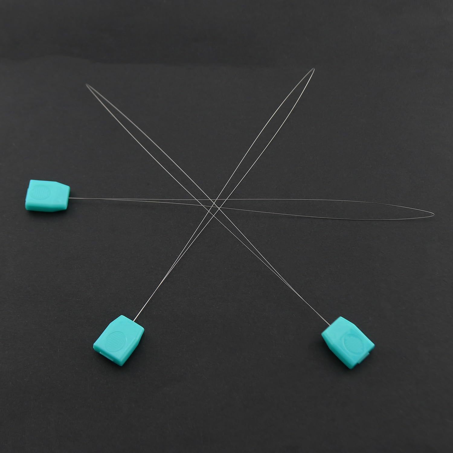 Bxian 10PCS 7.87 Inch Long Needle Threading Tool Hook Punching Needle Threader Suitable for Embroidery Cross Stitch Patchwork Handicrafts Jewelry Making